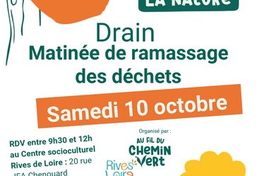 Stop aux déchets jetés dans la nature ! Drain le 10/10/2026